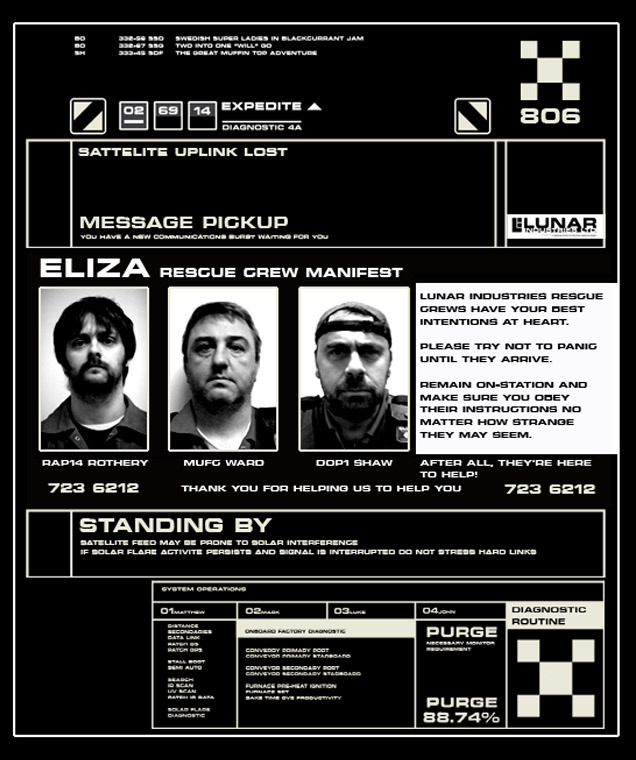 MOON: Eliza Crew Screen - By Gavin Rothery